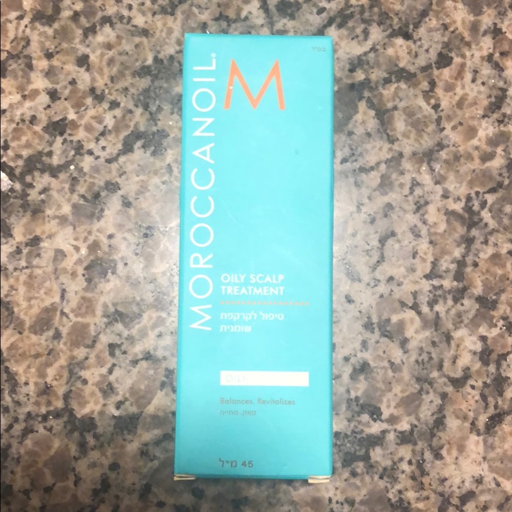 Moroccan Oil brand. oily scalp treatment. New
